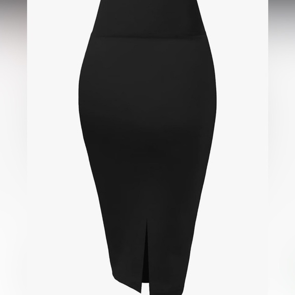 Hybrid & Company Black Pencil Skirt Knee-Length Work - Picture 8 of 10